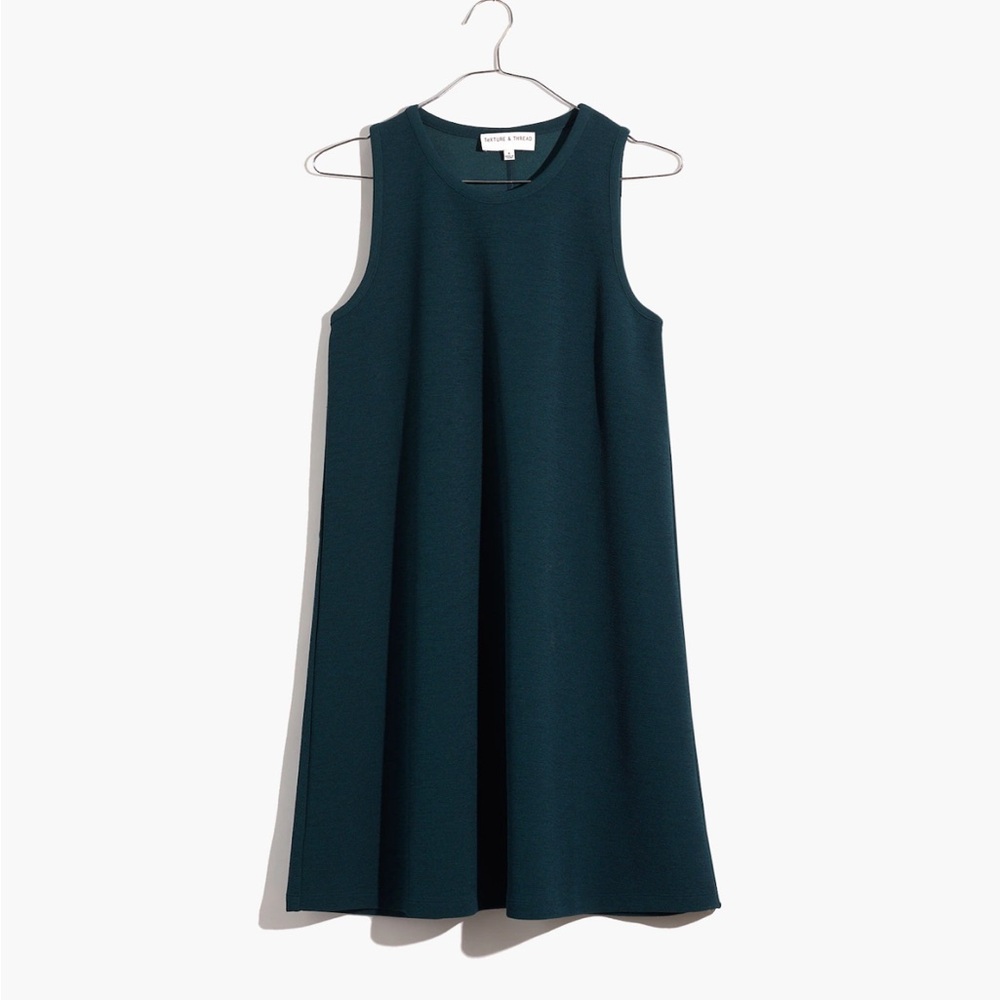 Madewell • NWT Sleeveless Crepe Dress in Spruce